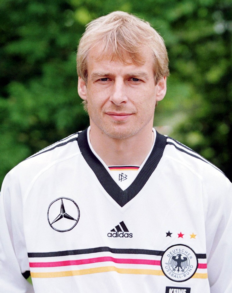 Klinsmann war von 1987 bis 1998 Teil der deutschen Fußballnationalmannschaft.