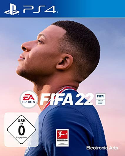 Auf dem Cover von FIFA 22 wird wiederholt das Gesicht von Kylian Mbappé gezeigt.