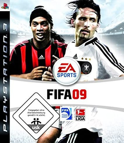 Bei FIFA 09 ist neben Ronaldinho entweder Kevin Kuranyi oder Wayne Rooney zu sehen.