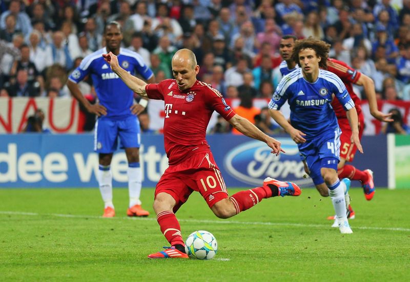 DAS sagten Drogba & Lampard zu Robben vor seinem Elfmeter im CL-Finale!