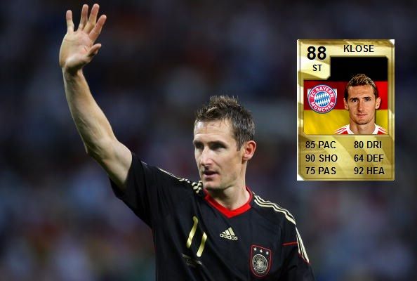 Das ist die Entwicklung von Klose von Fifa10 bis Fifa16!