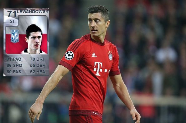 So heftig explodierte Lewandowskis Entwicklung von FIFA 10 bis FIFA 16!