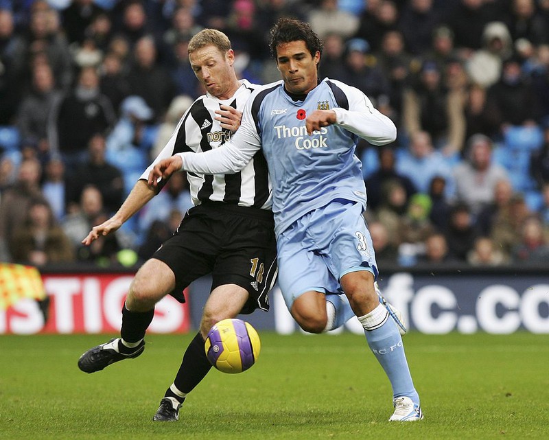 Dieses Bild zeigt Ex-Manchester City Spieler Bernardo Corradi.