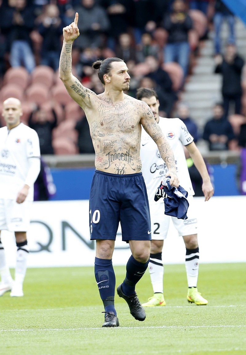 Zlatan Ibrahimovic darf nicht fehlen, wenn es um Tattoos geht.