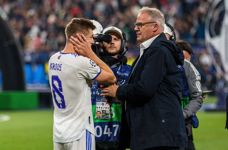 Im Interview nach dem Champions- League- Sieg mit Real Madrid geriet Kroos mit dem Reporter aneinander