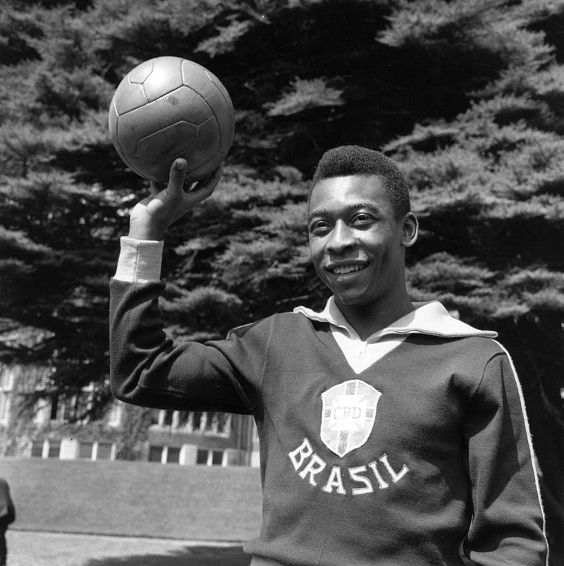 Dieses Bild zeigt Fußballlegende Pelé.
