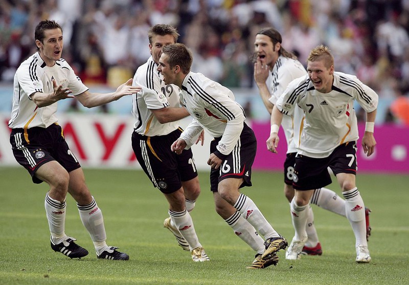 Die deutsche Elf beim Eröffnungsspiel zur WM 2006