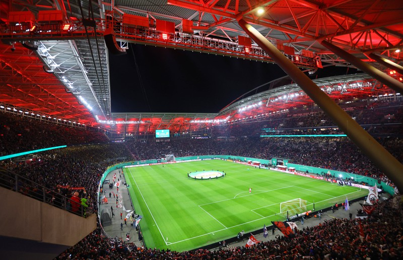 Man sieht ein Stadion der Bundesliga, was im Quiz bestimmt nochmal vorkommt