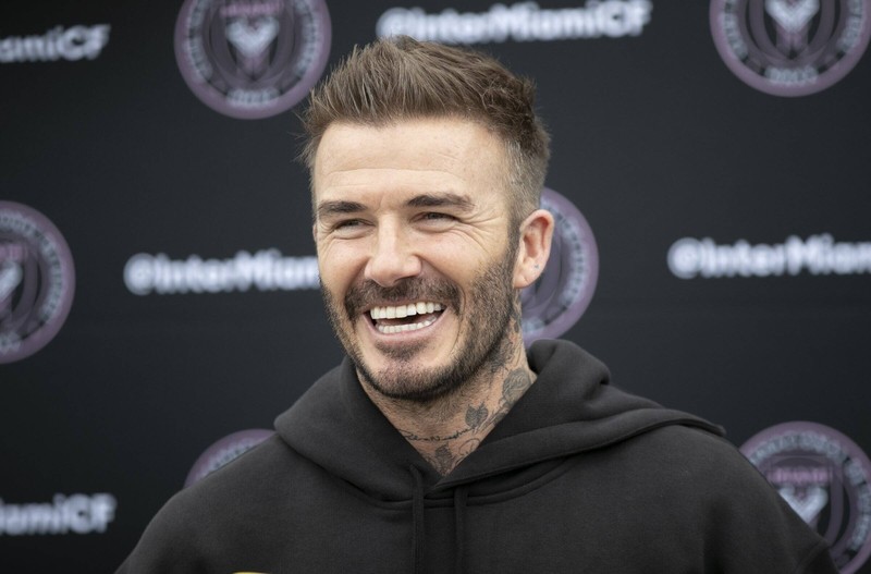 David Beckham trug lange die Rückennummer 32.