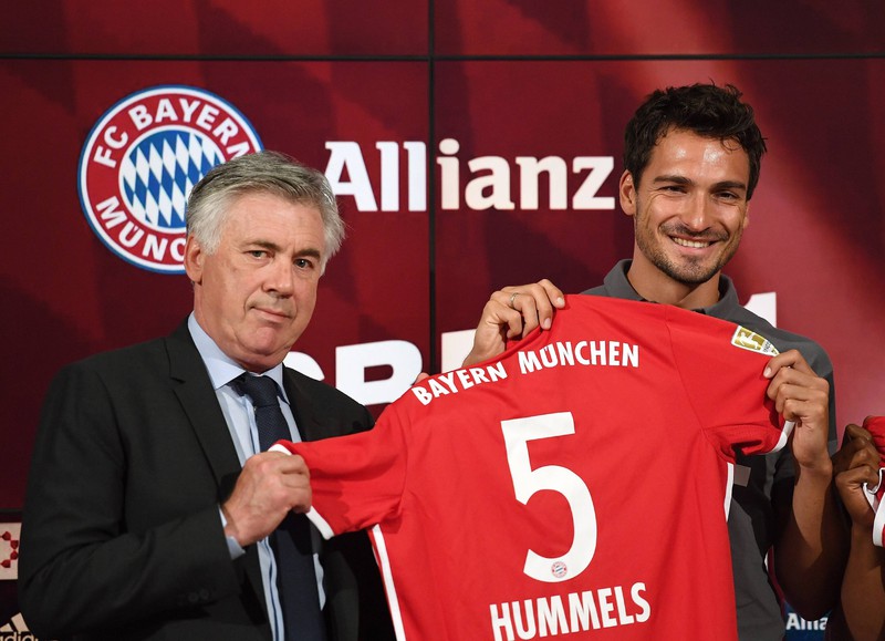 Mats Hummels der damals für eine Ablöse von 35 Mio zum FC Bayern ging