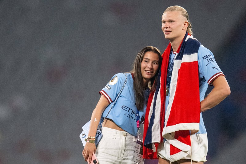 Erling Haaland und Isabel Haugseng Johansen sind ein Paar.