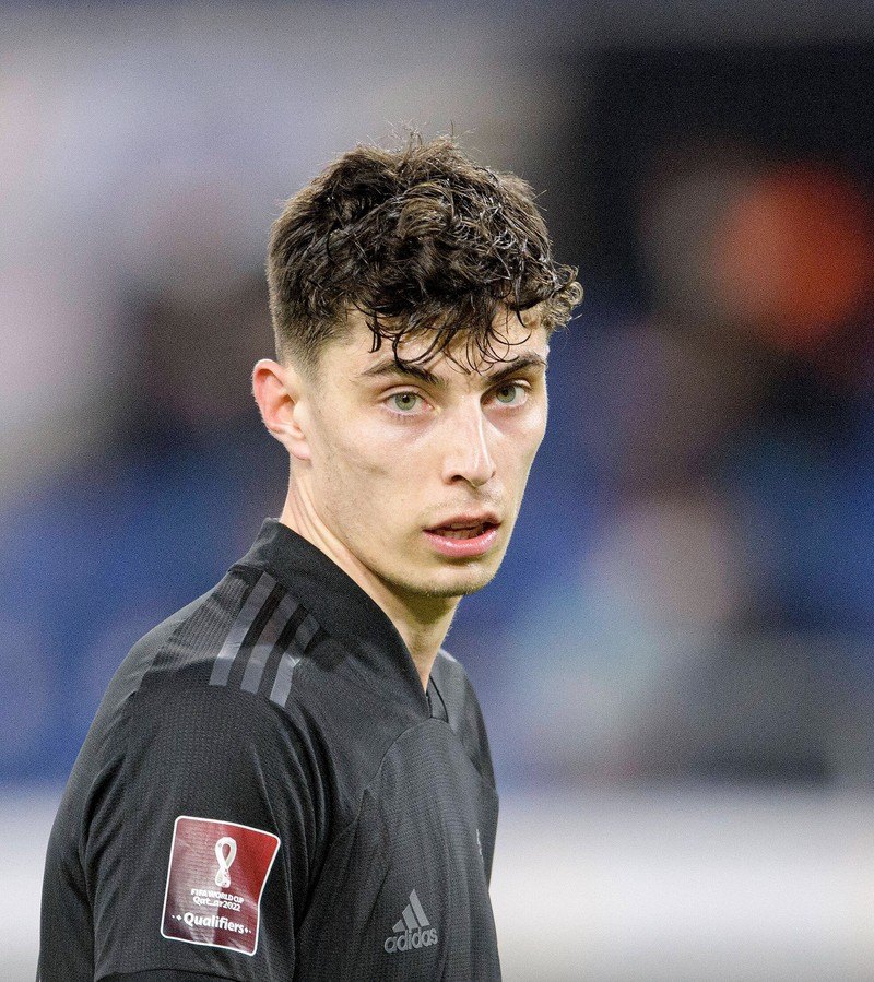 Kai Havertz spielt bei Matthäus im Sturm.
