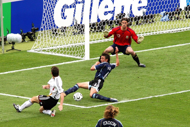 Fußball WM 2006 Deutschland gegen Argentinien
