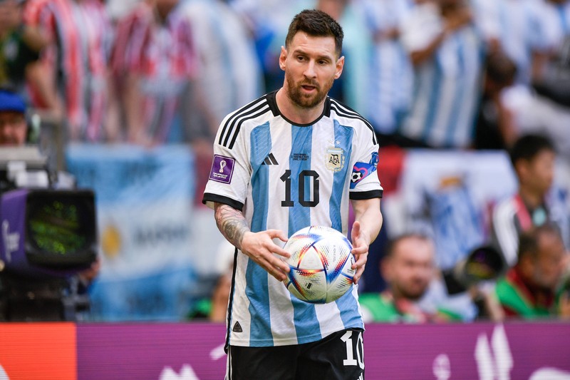 Lionel Messi bei der WM 2022 in Katar