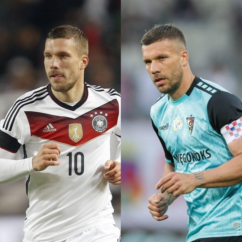 Lukas Podolski kam bei der WM bei zwei Vorrunden-Spielen zum Einsatz und stand insgesamt 53 Minuten auf dem Platz.