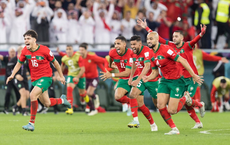 Marokko besiegt Spanien im Achtelfinale.