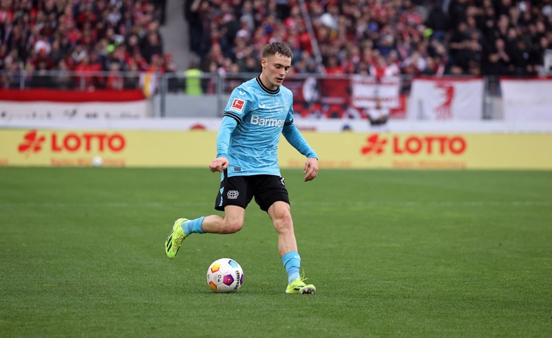Florian Wirtz spielte lange bei Bayer 04 Leverkusen. Mittlerweile ist er in England.