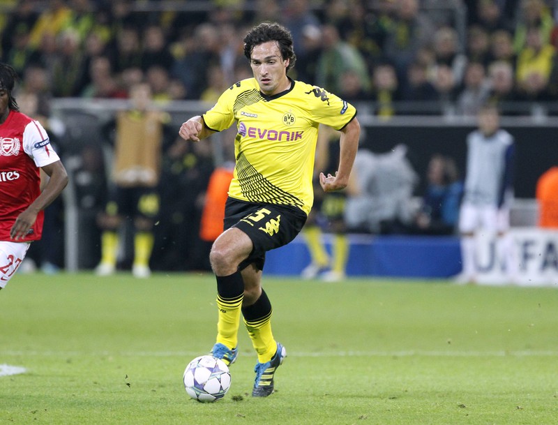 Nach seiner Ausbildung beim FC Bayern ging es für Mats Hummels zu Borussia Dortmund.