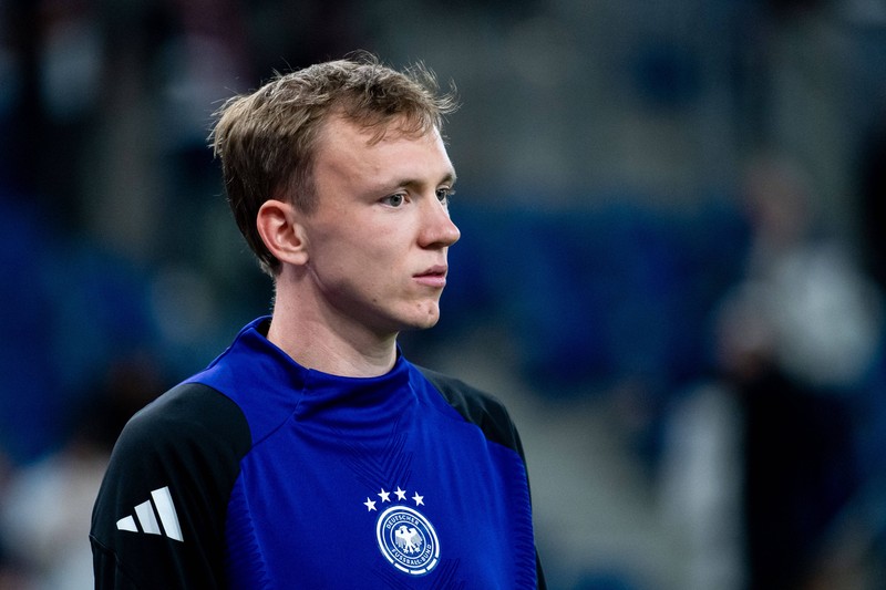 Maximilian Beier spielt bei Borussia Dortmund. Auch bei der WM 2026 ist er dabei.