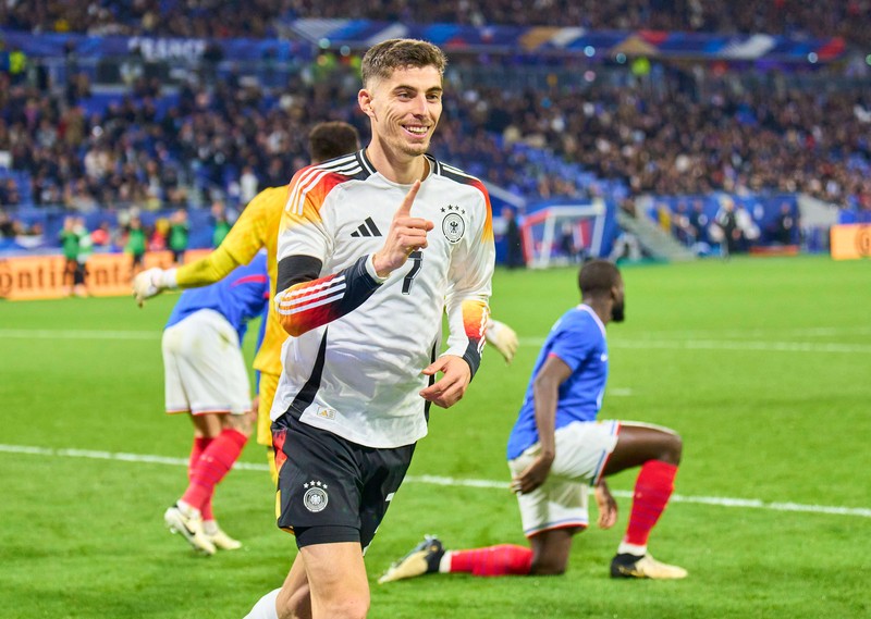 Kai Havertz könnte der Mittelstürmer der Mannschaft sein.