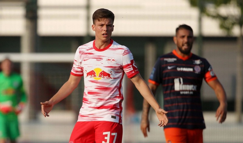 Mit 16 Jahren debütiert Sidney Raebiger bei RB Leipzig.