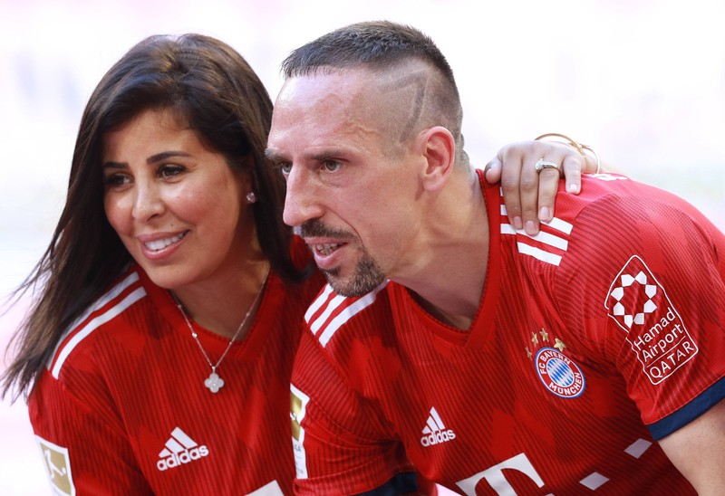 Wahiba ist die Frau von Franck Ribéry.