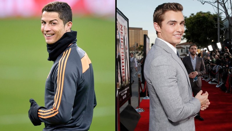 Fußballer Cristiano Ronaldo hat definitiv einen Doppelgänger: Der Schauspieler Dave Franco sieht ihm erstaunlich ähnlich.