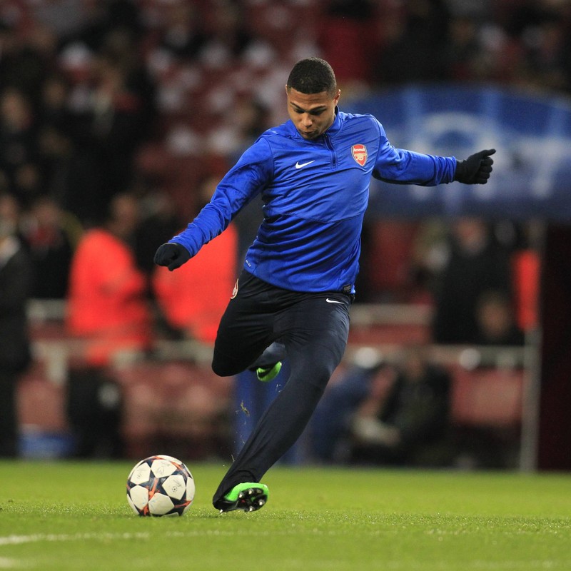 Serge Gnabry begann seine Karriere in Stuttgart, ging aber schon früh nach England zum FC Arsenal.