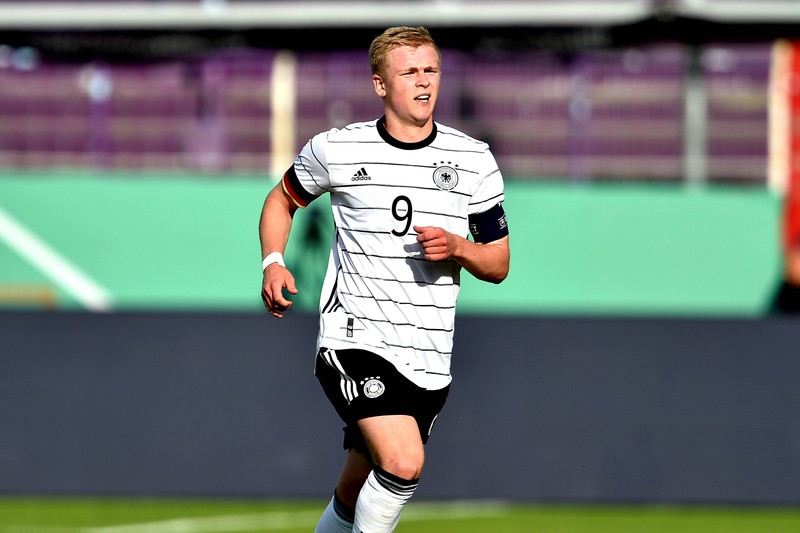 Jonathan Burkardt darf sich in der deutschen Nationalmannschaft beweisen.