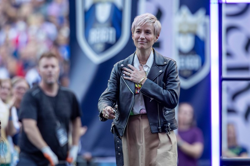 Megan Rapinoe spielt mittlerweile kein Fußball mehr.