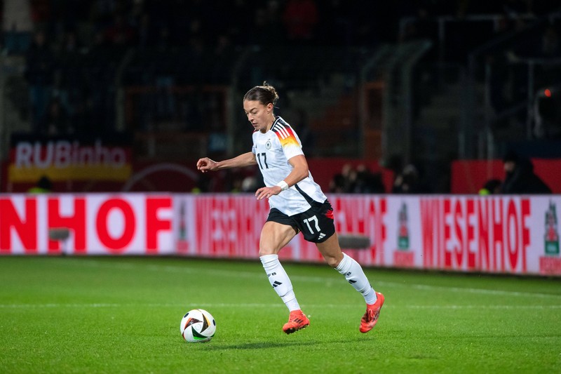 Felicitas Rauch spielt bei der deutschen Nationalmannschaft.