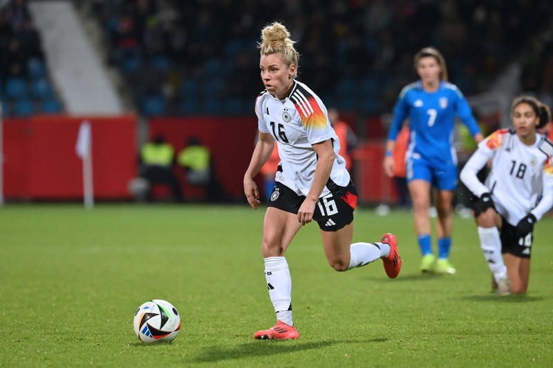 Linda Dallmann ist Teil der deutschen Nationalmannschaft.