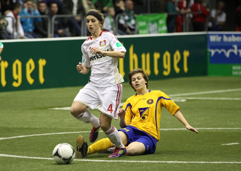 Kathrin Hendrich spielte lange Zeit bei Bayer 04 Leverkusen.