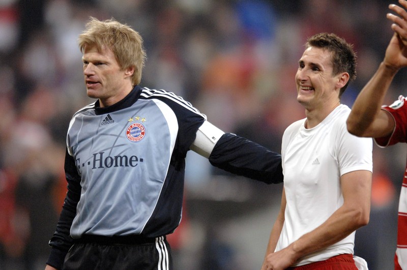 Oliver Kahn kam in einen Streit mit Miroslav Klose