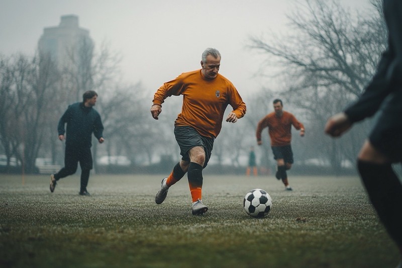 Fußball ist in jedem Alter förderlich, nicht nur für die Gesundheit.