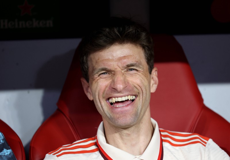 Thomas Müller hat ein Lachen mit Wiedererkennunswert.
