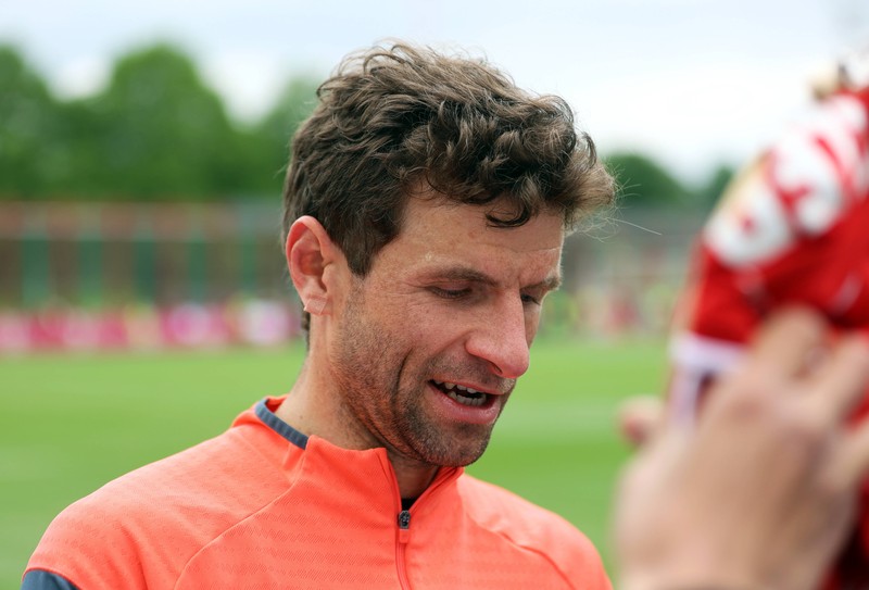 Thomas Müller nimmt sich gerne Zeit für seine Fans.