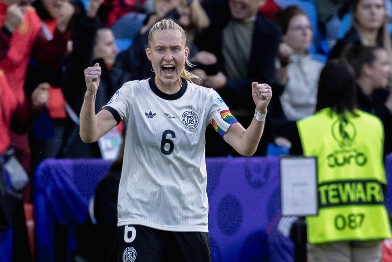 Janina Minge spielt seit 2023 für den DFB-Kader. Ihr Marktwert steigt seitdem stetig.