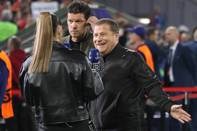 Max Eberl hat Michael Ballack vor dem Champions-League-Spiel knallhart widersprochen.