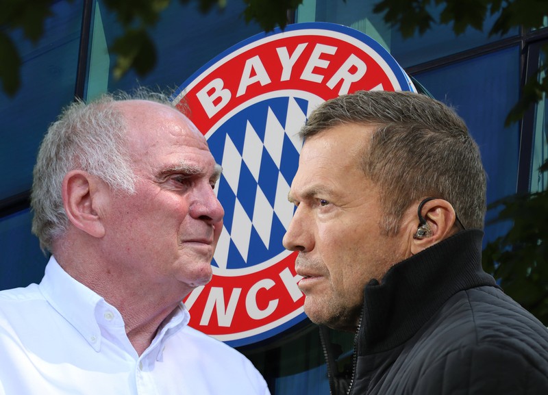 Uli Hoeneß und Lothar Matthäus greifen sich öffentlich an.