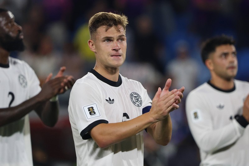 Joshua Kimmich findet nach der Niederlage deutliche Worte an die Mannschaft.