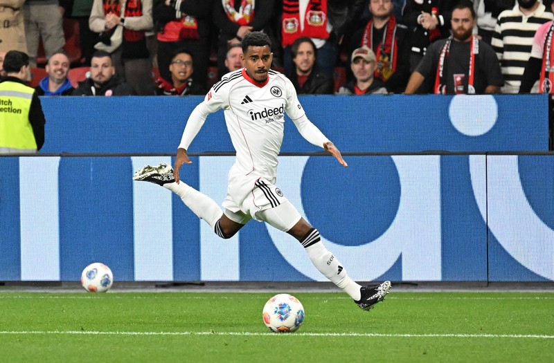 Ansgar Knauff steht bei Eintracht Frankfurt unter Vertrag.