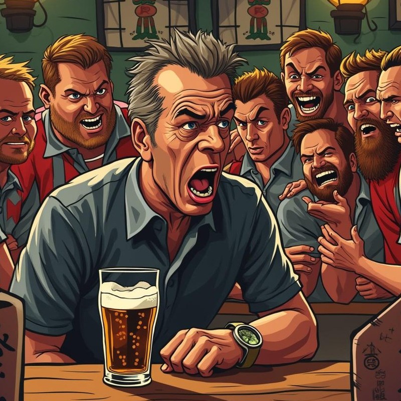 Ob er da heil herauskommt?