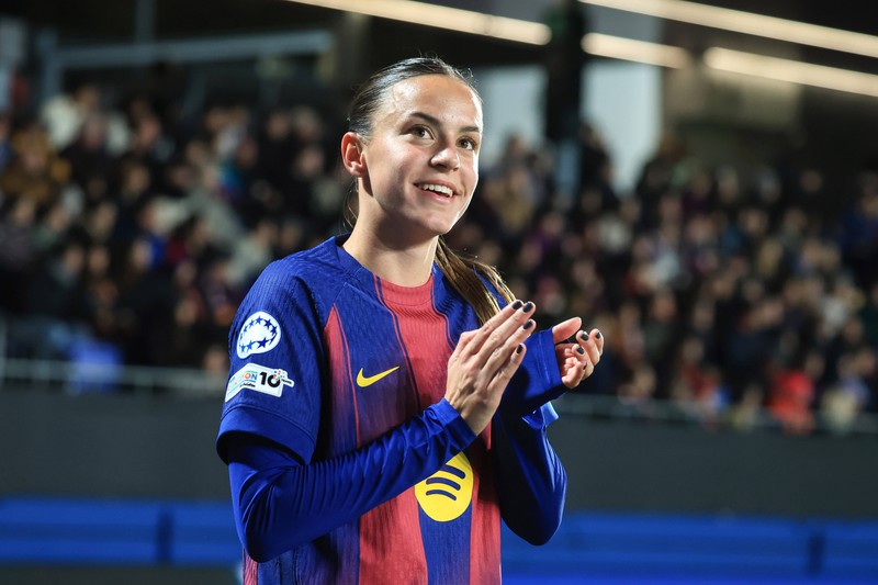 Auch eine Spielerin hat es in das Ranking geschafft. Clara Serrajordi spielt in Barcelona.