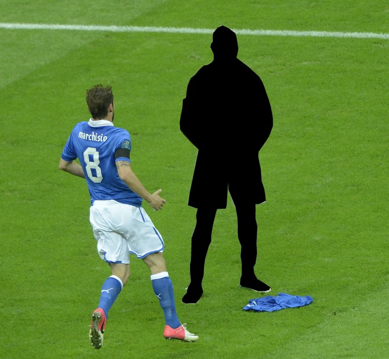 Diese Pose war eine spontane Trotzreaktion gegen seine Kritiker.