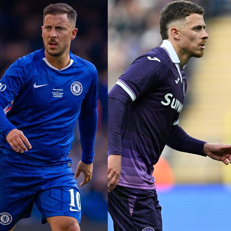 Die Brüder Eden und Thorgan Hazard spielten gemeinsam für Belgien.