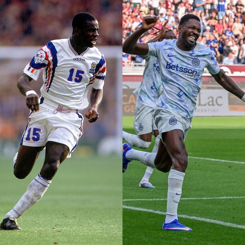 Lilian Thuram wurde 1998 mit Frankreich Weltmeister und prägte später auch die Karriere seines Sohnes Marcus, der als Stürmer in seine eigenen Fußstapfen trat.